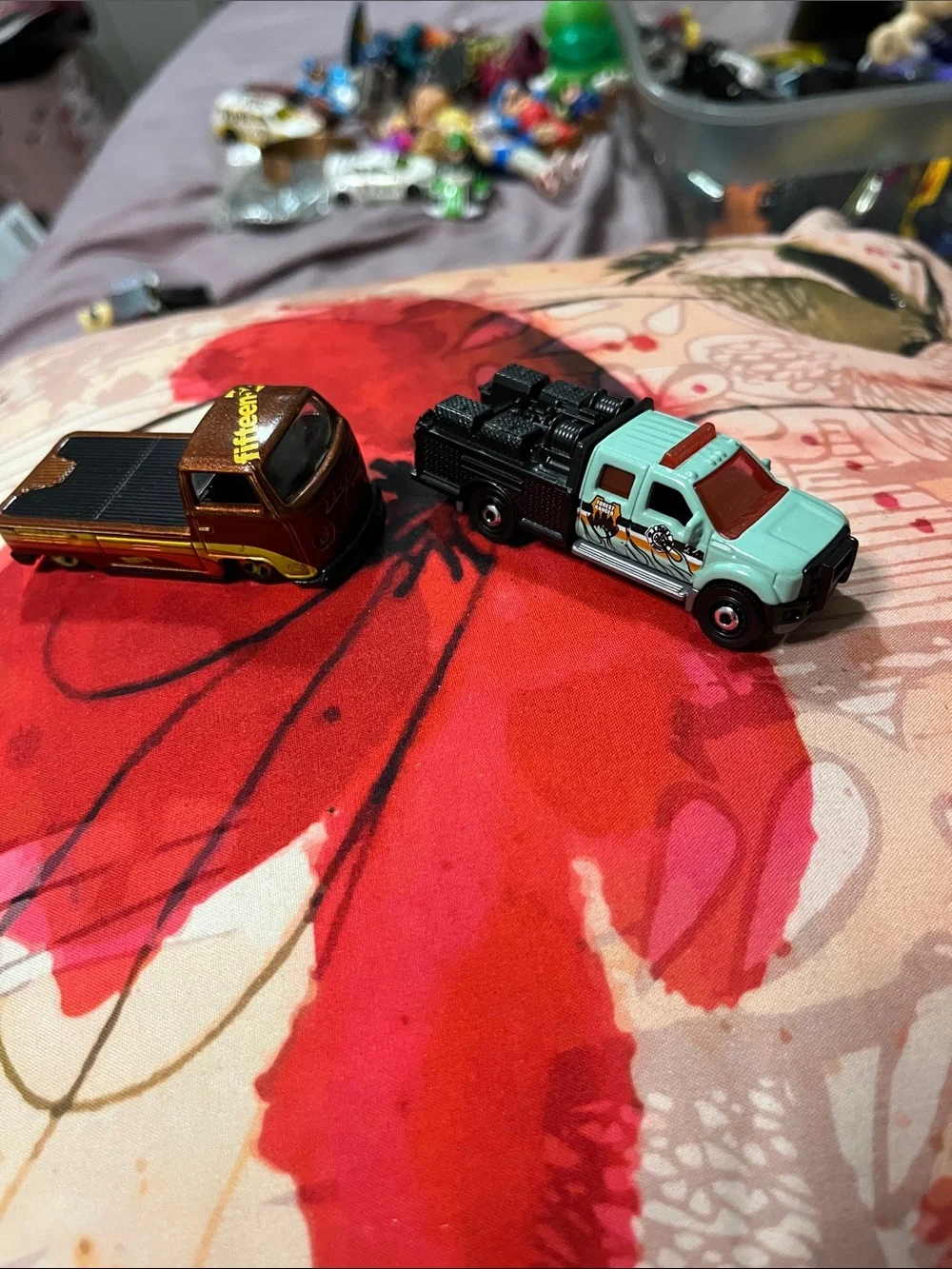 Brown & Gold Flatbed Toy Truck - Kids Vehicles